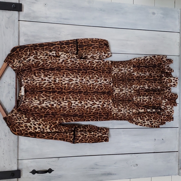 NEW Muche et Muchette Leopard Ellyn Dress - Picture 3 of 17